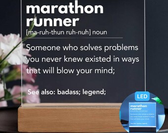 Marathon Keepsake Gift, Personalized Runner Gifts For Men, Runner Gifts For Women, Runner Christmas Gift, Runner Birthday Gift