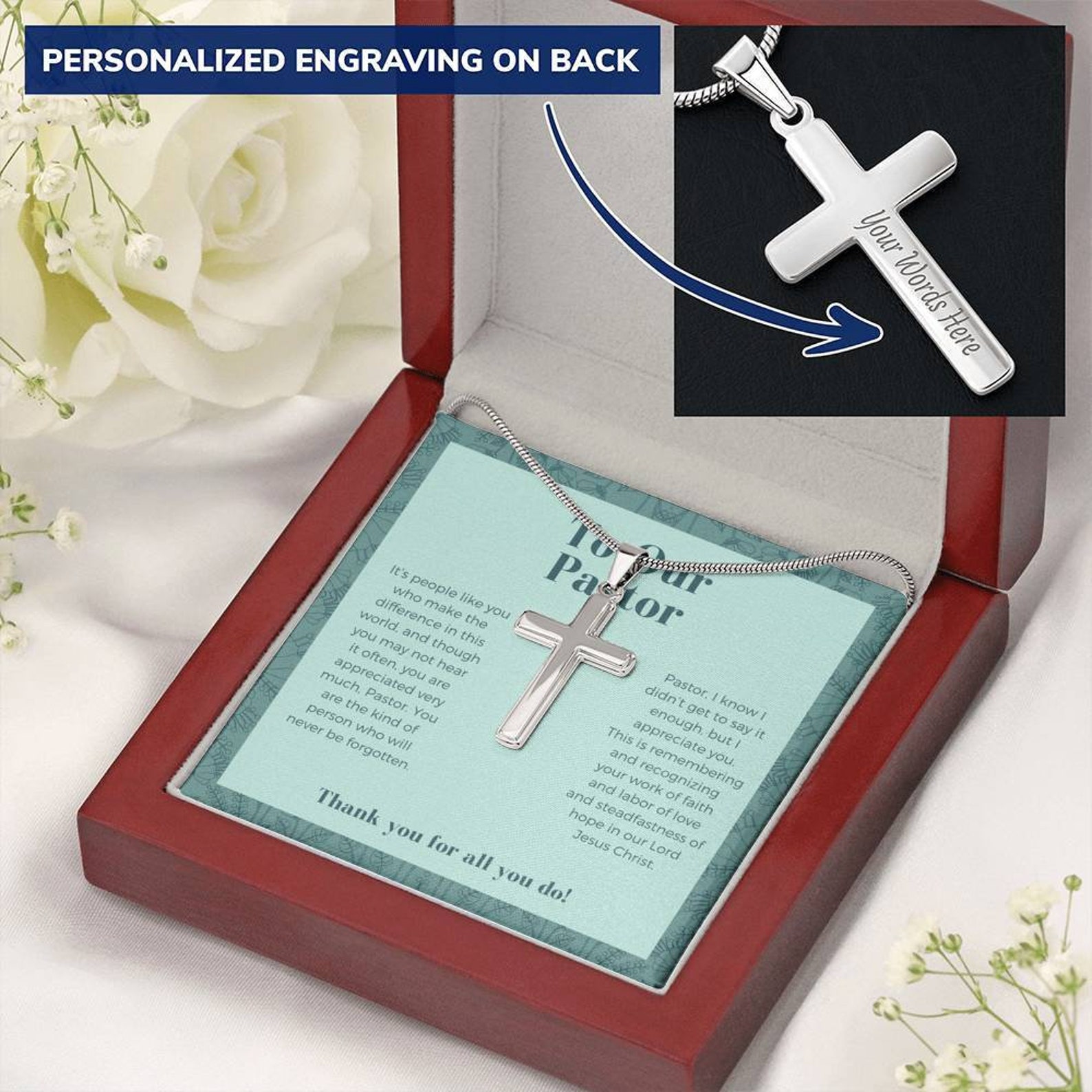 Pastor Appreciation Gift Christian Gift Custom Personalized Etsy