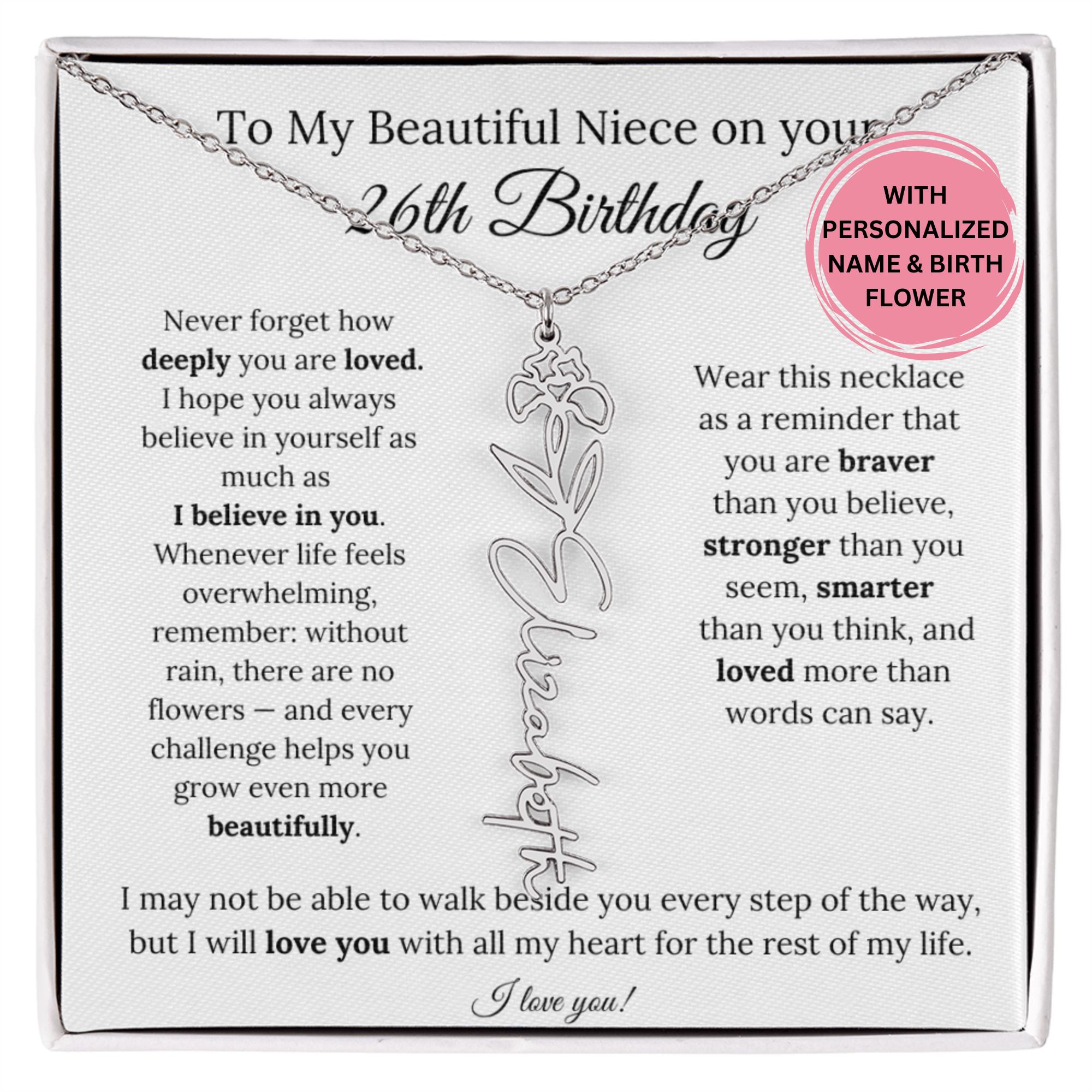 THE NIECE　26 Card for Niece 26th - Etsy