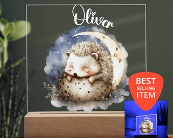 Night Light Personalized Cute Animals, Baby Gift Birth, Night Light Baby, Animal Night Light, Cute Baby Birth Gifts, Baby Room Lights