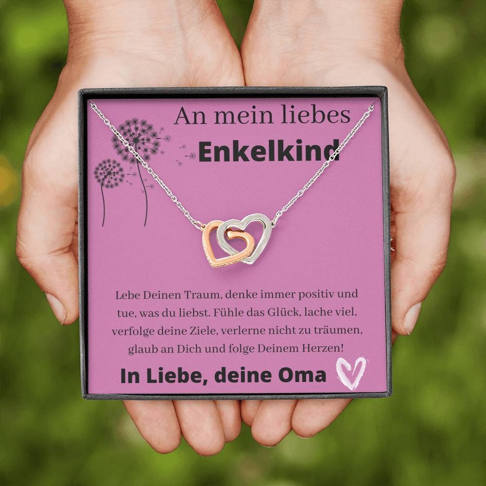 An mein Enkelkind Kette Herz 925 Enkelkind Geschenk 18 Etsy.de