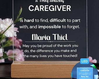 Custom Caregiver Appreciation Gift, Elder Home Caregiver Present, Caregiver Anniversary Gifts, Caregiver Retirement Gift, Birthday Caregiver