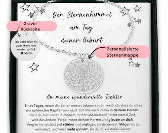 An Meine Tochter Personalisiertes Geschenk, Armband Mutter Tochter, Weihnachtsgeschenk An Tochter, Mutter An Tochter, Geburtstag Tochter