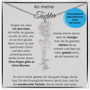 Weihnachtsgeschenk An Tochter、Erinnerungsgeschenke Tochter、Mutter Tochter、Papa An Tochter、Tochter Zum Geburtstag、18 Geburtstag