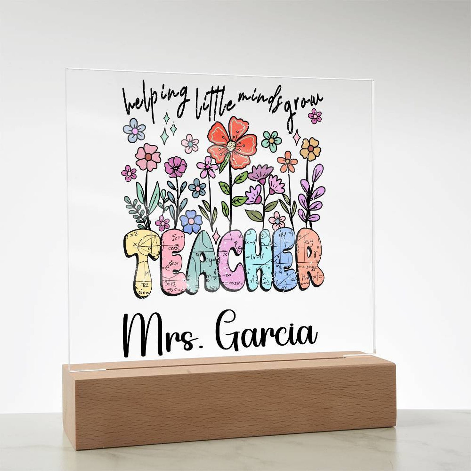 Personalized Teacher Appreciation Gift, Unique Gift Ideas for Teacher ...