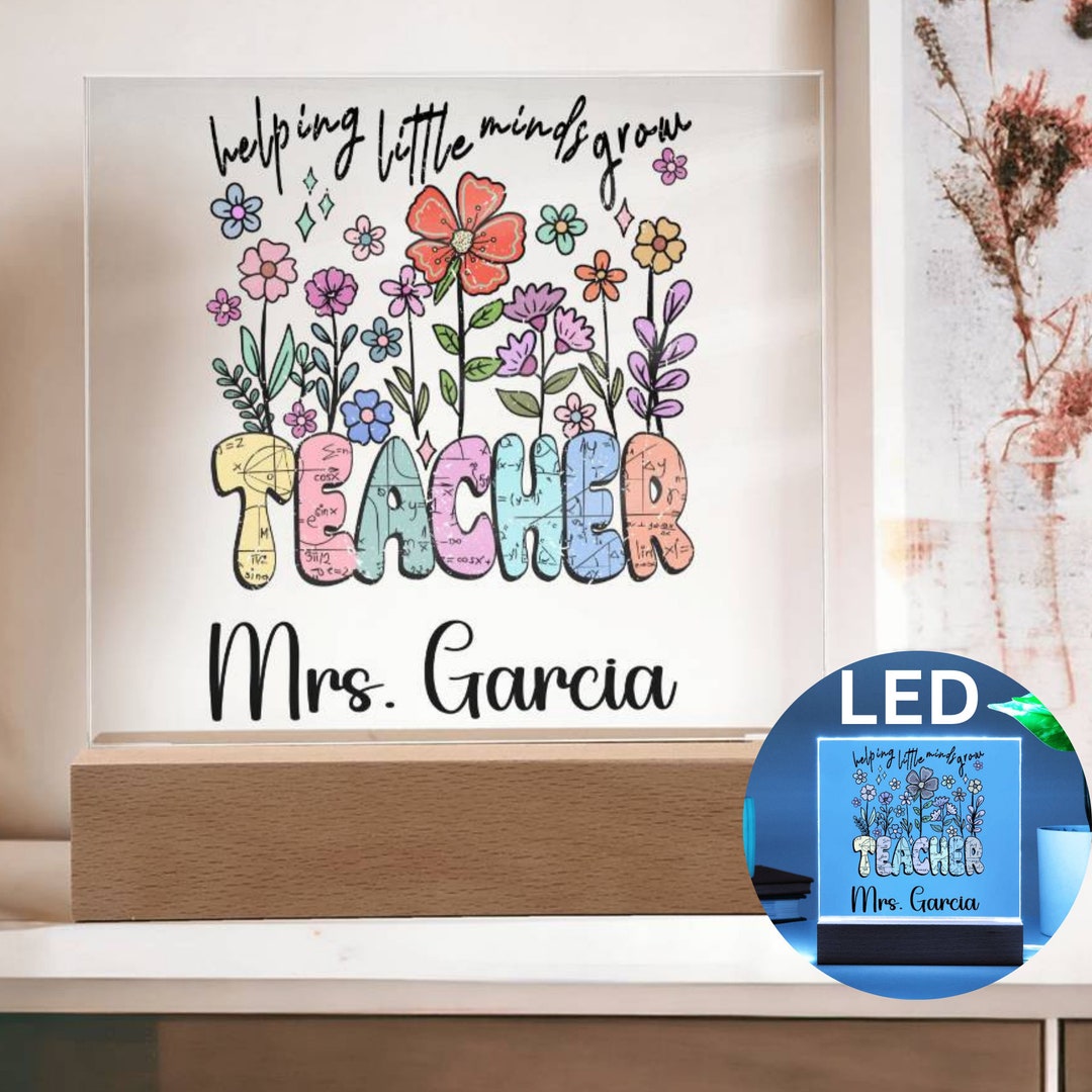 Personalized Teacher Appreciation Gift, Unique Gift Ideas for Teacher ...