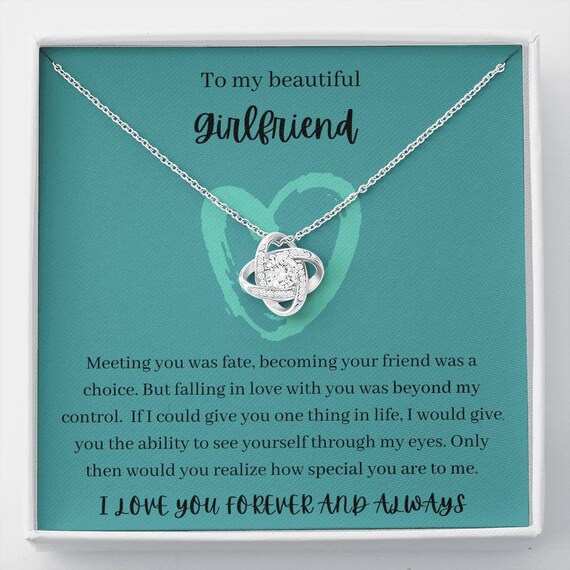 To My Girlfriend Necklace Special Necklace for Girlfriend | Etsy