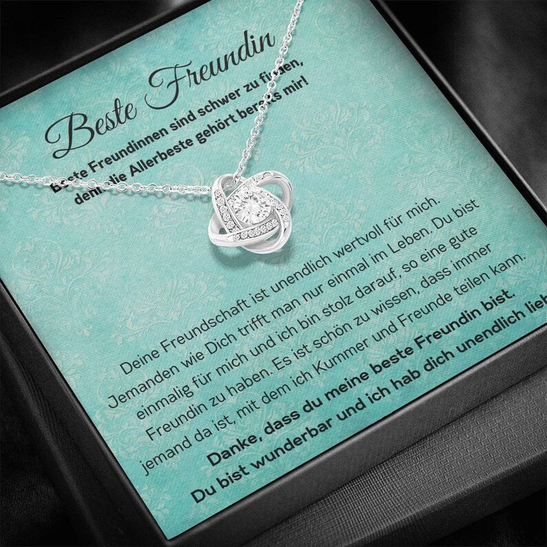 Beste Freundin Kette Für 2 Liebesknoten Kette Geschenk Für Beste Freundin Beste - Etsy