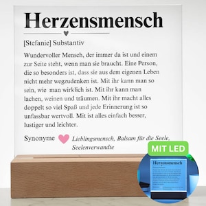 Définition Herzensmensch Deko Platte, Beste Freundin, Bedanken, Herzensmesnch Duden, Freunschaft Glück, Personalisiertes Geschenk Freundin
