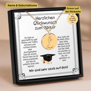 Abitur 2025, Geschenk Zum Abitur 2025, Prüfung Bestanden, Karte Für Abitur, Abitur Kette, Geschenk Abi 2025, Enkeltochter Tochter Abitur