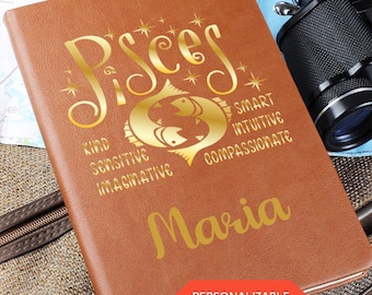 Pisces Zodiac Constellation Journal, Manifestation Journal, Astrology Gifts, Pisces Zodiac Gift, Zodiac Sign Gift, Astrology Diary