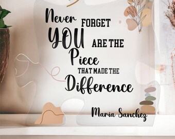 Retirement Gifts, Custom Teacher Retirement Gift, Nurse Retirement Gift, Difference You Made, Boss Retirement Gift For Coworker Boss
