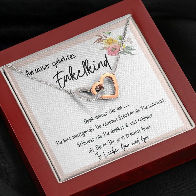 925 Sterling Silber Kette f\u00fcr Enkelkind Geschenk f\u00fcr Enkelkind Ostergeschenk Geburtstagsgeschenk Geschenk von Oma und Opa Konfirmation