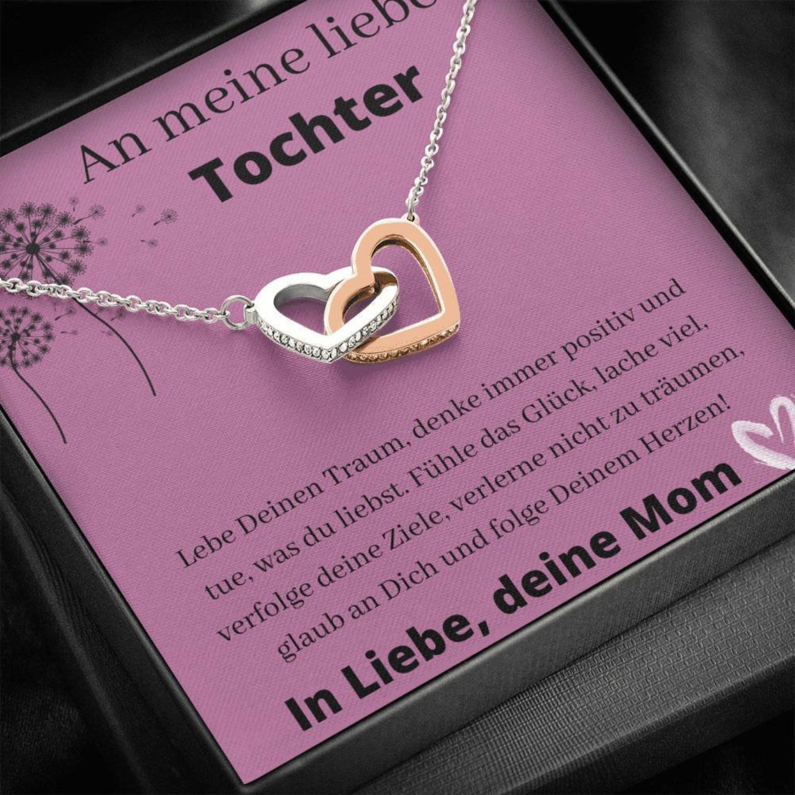Mutter Tochter Kette Herz 925 Mutter Tochter Geschenk 18 Etsy