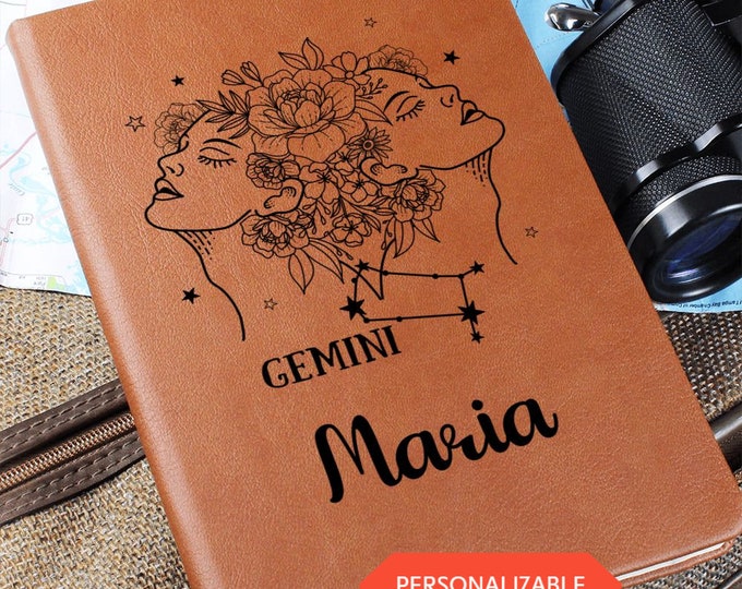 Gemini zodiac Gift, Gemini Astrology Journal, Zodiac Manifestation, Astrology Gifts For Her, Zodiac Sign Journal, Astrology Diary
