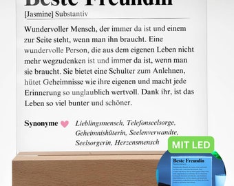 Personalisiertes Geschenk Freunschaft, Beste Freundin Geschenk Herzensmensch, Freunschaft Weihnachten, Beste Freunding Umzug