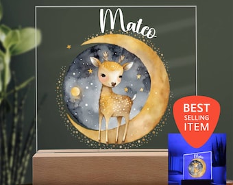 Night Light Personalized Cute Animals, Baby Gift Birth, Night Light Baby, Animal Night Light, Children's Light, Sleep Light Baby