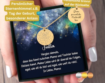 Geschenk An Tochter Zum Auszug, Schulabschluss Tochter Geschenk Von Mama, Mama Tochter Kette, Tochter 18. Geburtstag, Tochter Uni Geschenk