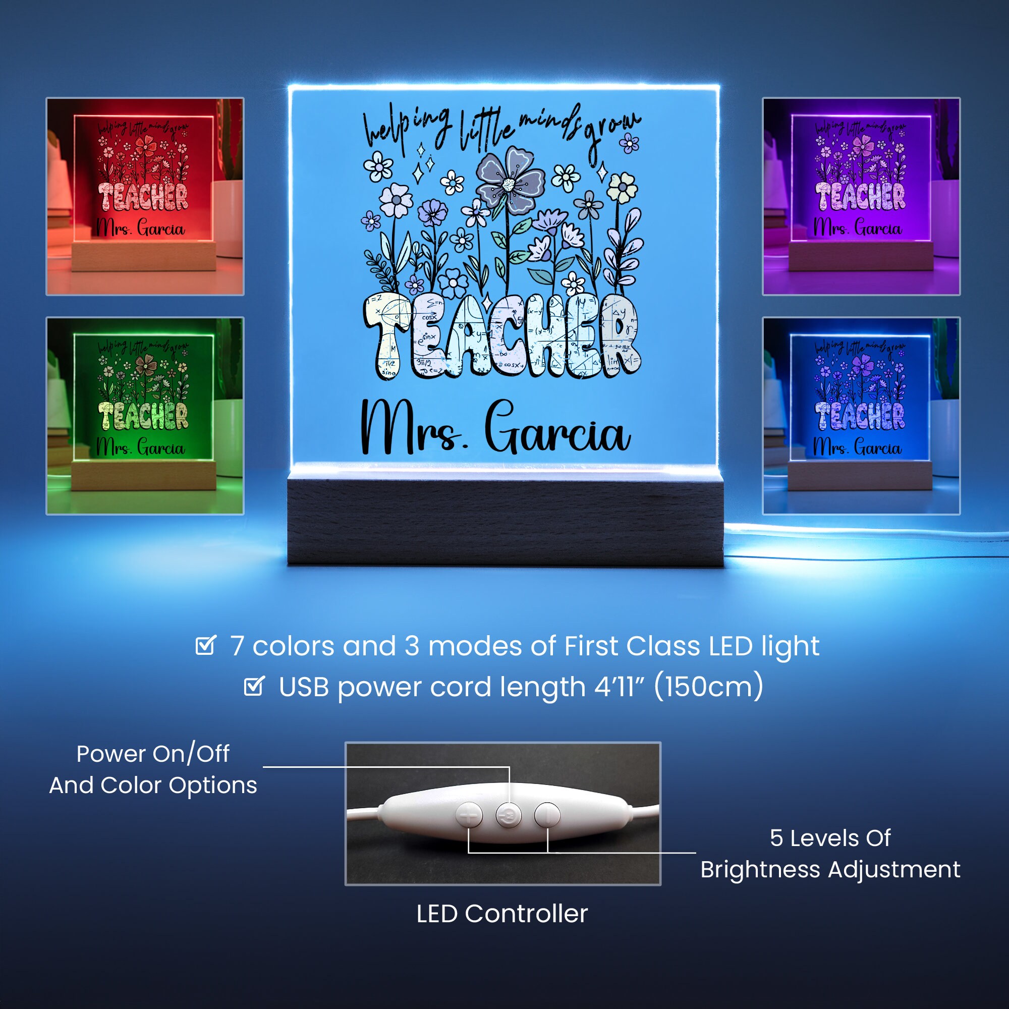 Personalized Teacher Appreciation Gift, Unique Gift Ideas for Teacher ...