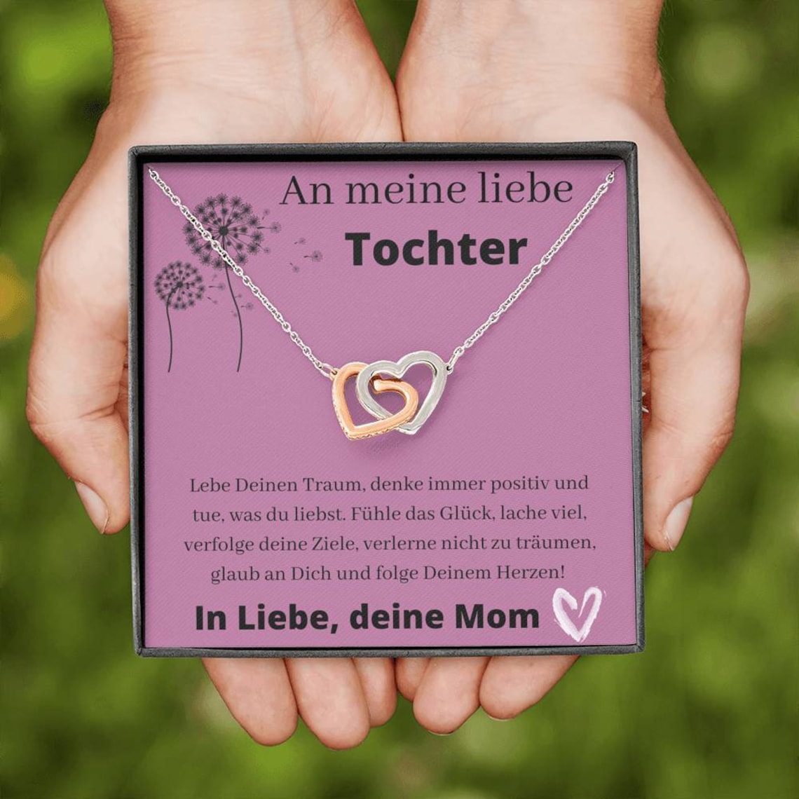 Mutter Tochter Kette Herz 925 Mutter Tochter Geschenk 18 Etsy