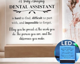 Dental Assistant Gift, A Truly Amazing Dental Assistant Plaque, Personalized Gift For Dental Assistant, Dental Assistant Appreciation Gift