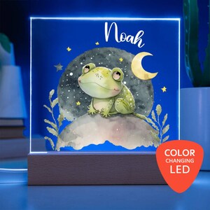 Cute Animal Nursery Night Light For Baby, Night Light Children, Children Room Lights, Personalized Night Light, Baby Gifts, Christening Gift