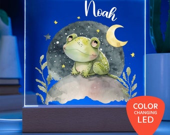 Cute Animal Nursery Night Light For Baby, Night Light Children, Children Room Lights, Personalized Night Light, Baby Gifts, Christening Gift