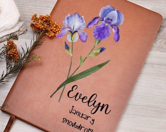 Journal Birth Flower1