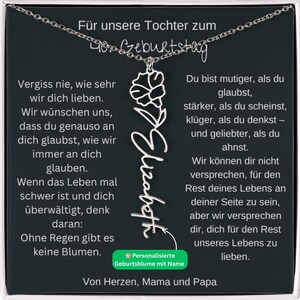 a picture of a necklace with a message on it