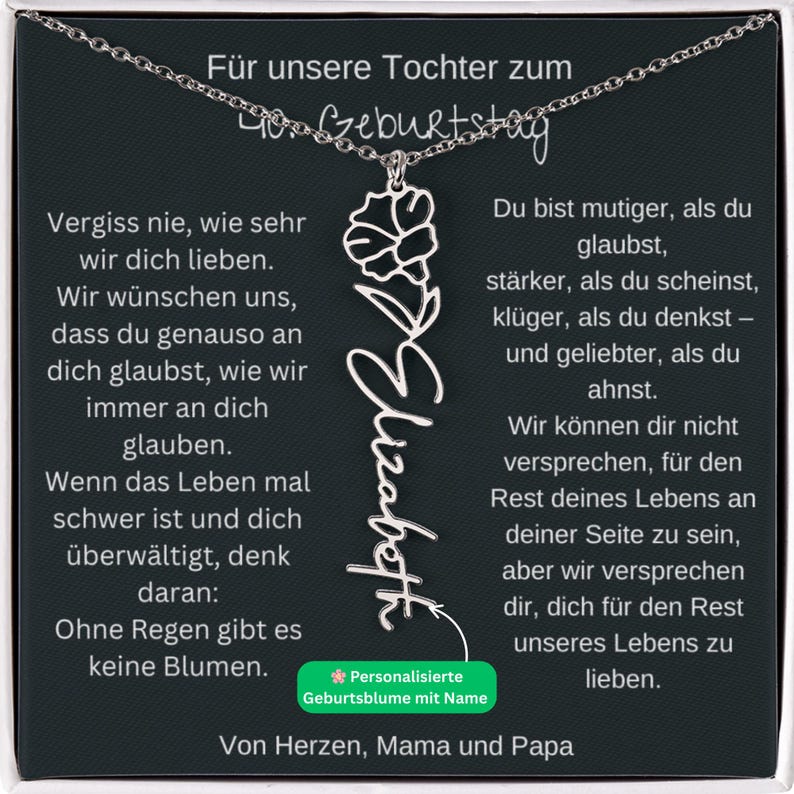 a picture of a necklace with a message on it