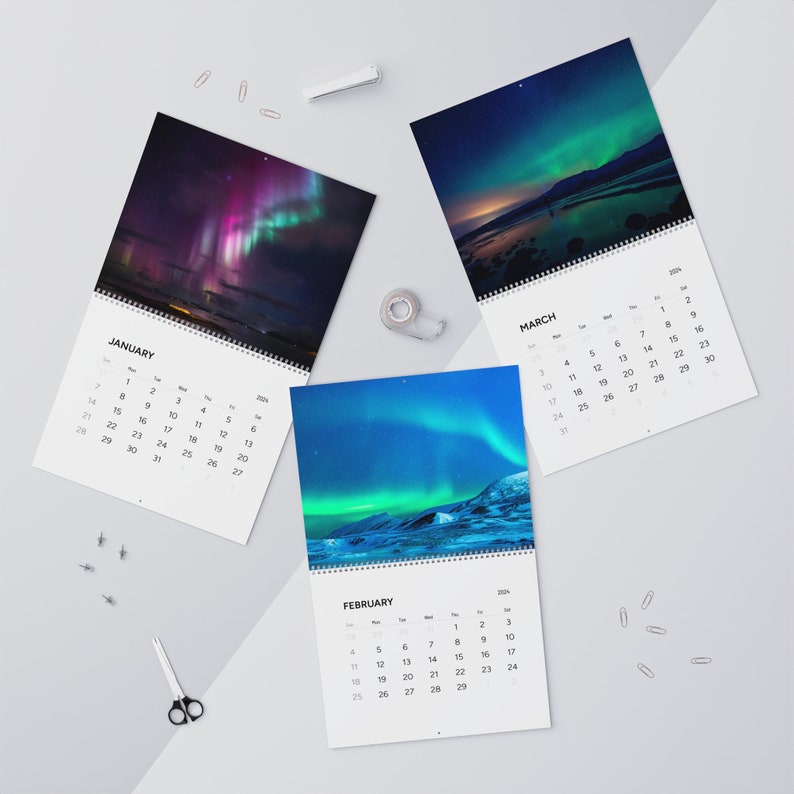 Northern Lights Calendar, Aurora Borealis, Aurora Borealis Calendar