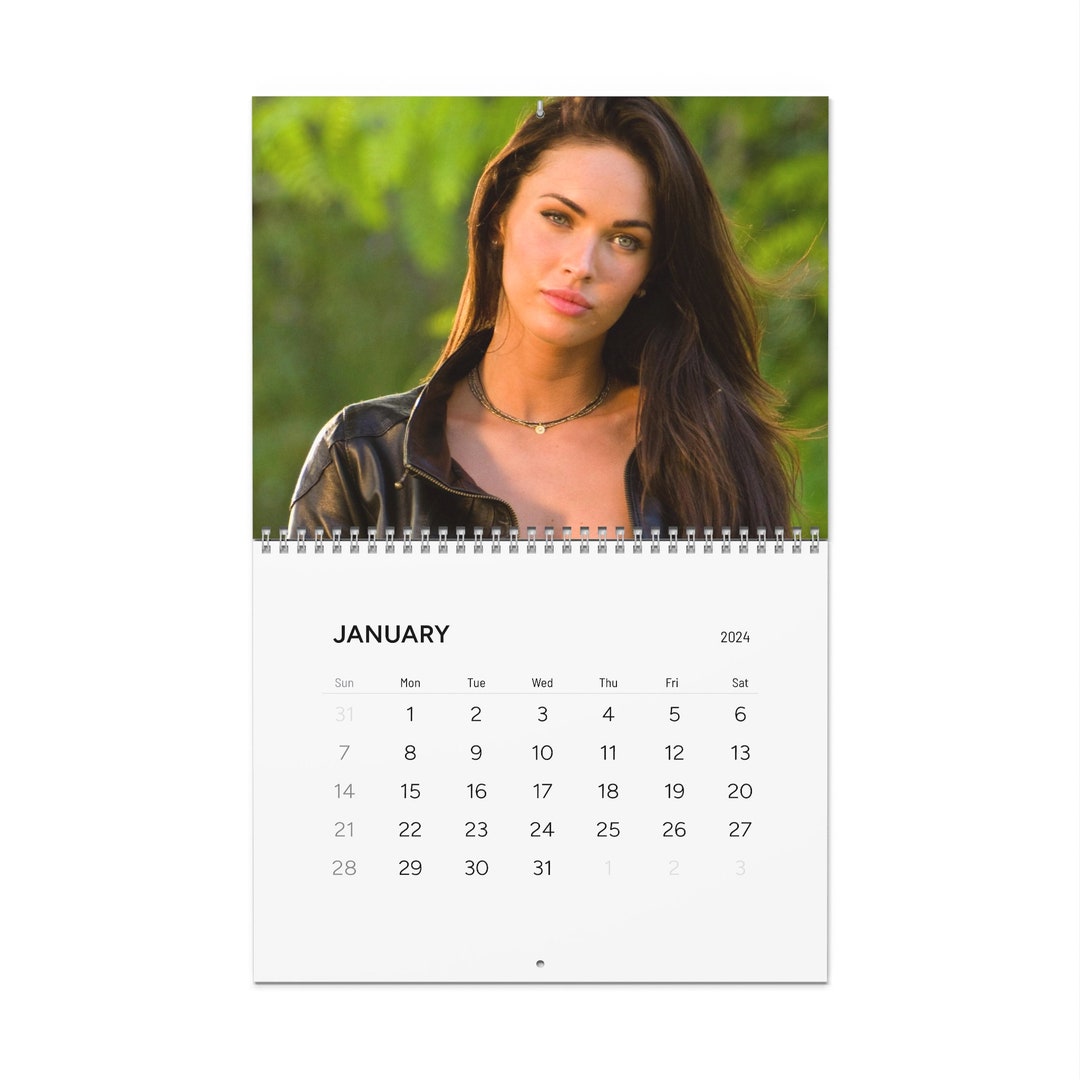 Megan Fox 2024 Wall Calendars, Aesthetic Calendar, Actress Calendar