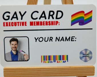 Custom Metal Gay Photo Wallet Card, For Partner, Boyfriend, Girlfriend, Pride, Anniversary Keepsake, Stocking Filler, Personalise Photo