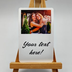Aangepaste mini-prints op creditcardformaat, gepersonaliseerde witte rand in retrostijl, kipcadeaus haar hem moeder vader, koppels, beste vrienden, vakantiekiekjes