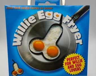 Willie Egg Fryer, Funny Presents For Men or Women, Rude Gifts For Egg Lovers, Rude Tableware Gifts for Him Her, Novelty Kitchenware Utensils