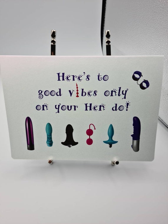 Good Vibes Only Hen Do A5 Birthday Greetings Card High Quality Print on 300gsm Smooth Card. Comes with Conqueror Textured Wove envelope.