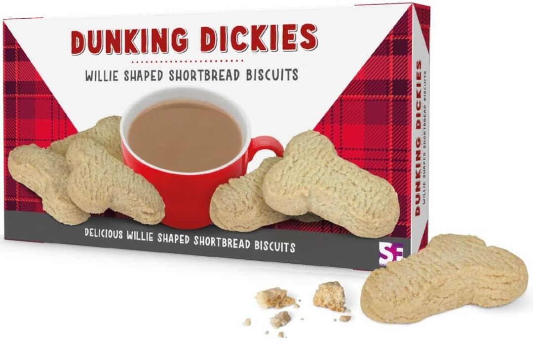 Dunking Dickies Shortbread Biscuits, Funny Biscuits, Cheeky, Joke