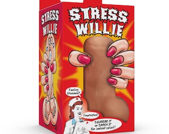 Stress Relieving Willy Willie, Stress Relief, Stocking Fillers, Novelty, Fun, Secret Santa, Hen Party Favours, Cheeky, Bride Party