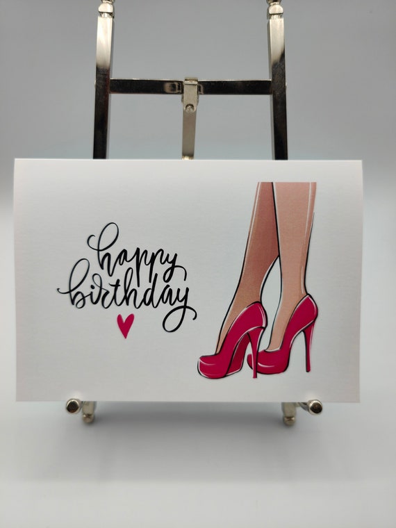 Bogolan high heel shoes card - COLOURSHOT