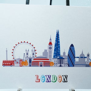 A5 London Skyline Scrapbook, Travel Holiday Scrapbook, Memory, Photo Album, Wedding Album, Notepad, Journal, Notebook