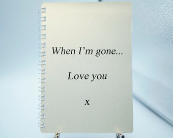 A5 When I'm Gone...Last Wishes, Affairs and Information Book for Family Wirebound