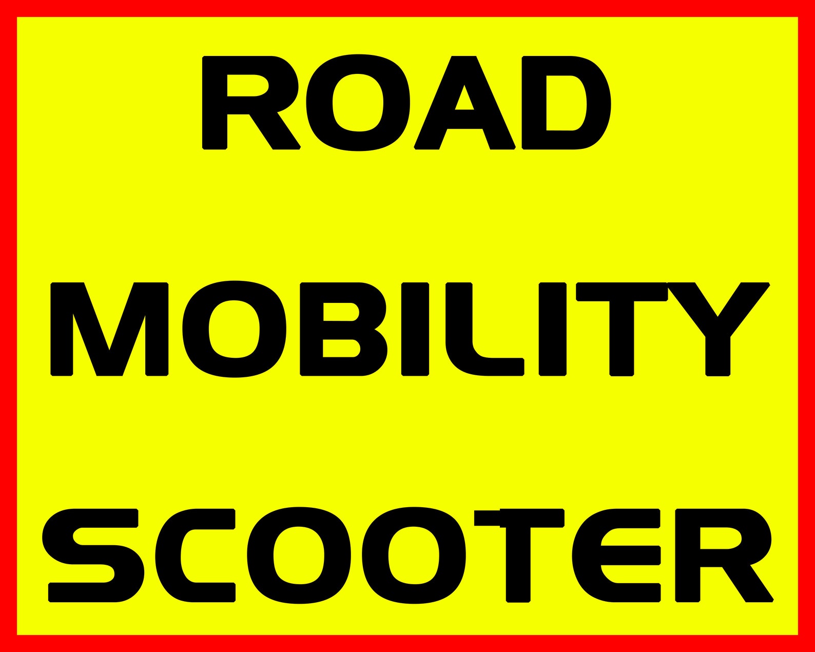 Road Mobility Scooter Gloss Vinyl Sticker Decals Removable 115 Etsy