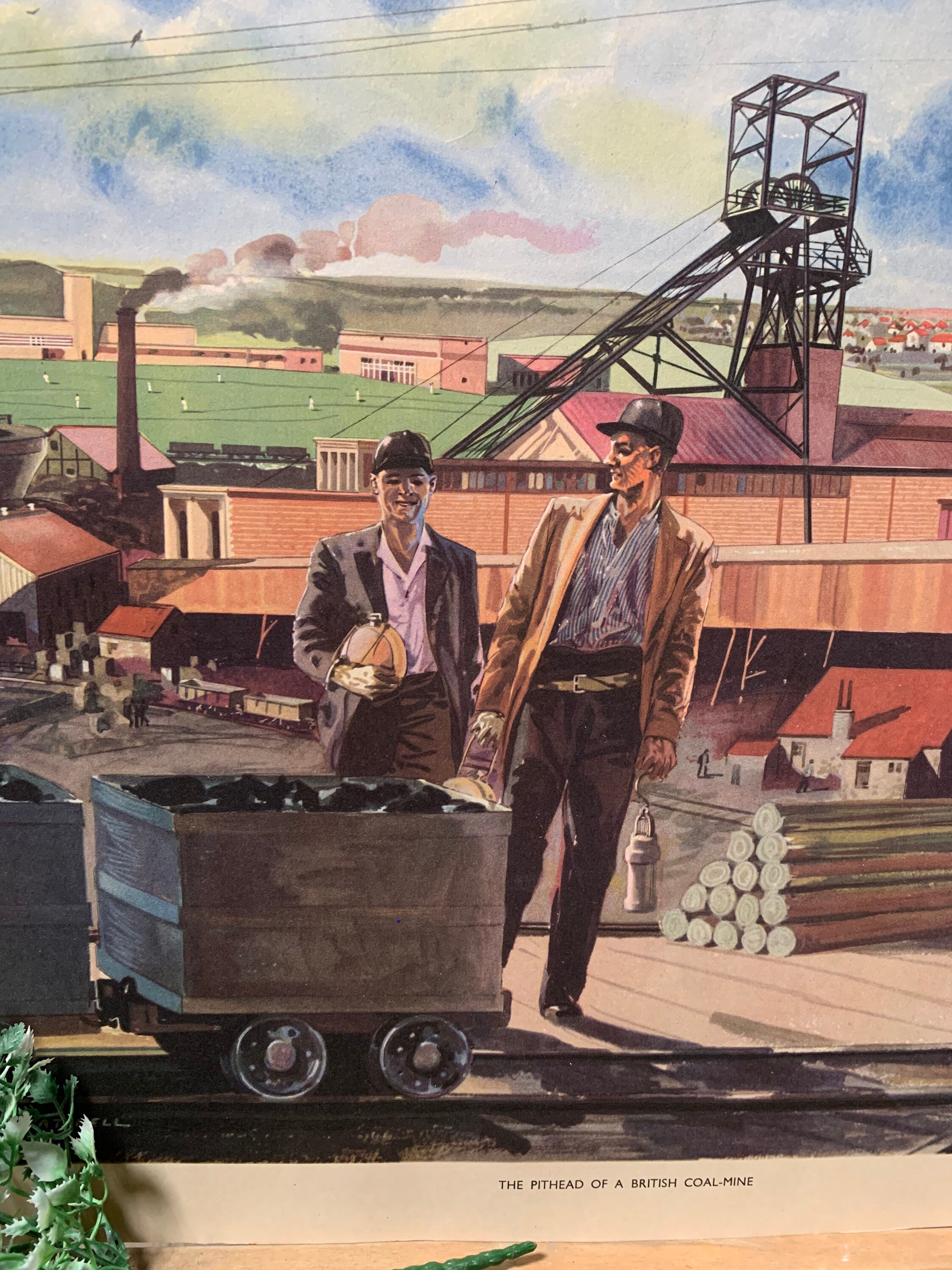 Vintage School Poster Retro School Poster Coal Works Poster Etsy UK