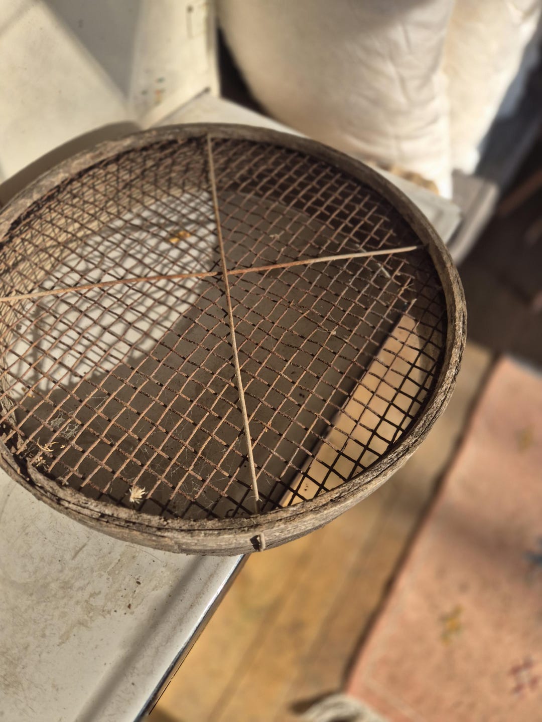 Vintage Wooden Garden Sieve, Garden Riddle - Etsy