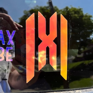 Monsta X Logo Decal, Monbebe Logo Decal, Monsta X Decal, Monsta X, Monsta X Car Accessories, Kpop Car Decal, Kpop Car Accessories