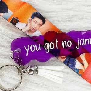 BTS Funny Keychain, You Got No Jams Keychain, Bts RM Quotes, Funny Kpop Bts Keychain, Bts Concert Merch, Bts Iconic Quotes, Kim Namjoon