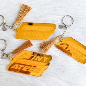 ATEEZ Logo Keychain, ATEEZ Key Ring, ATEEZ Accessories, Ateez Gifts, Kpop Keychain, Kpop Accessories, Ateez Keychain, Ateez Merch, Ateez