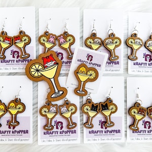 ATEEZ ANITEEZ Zitrone Tropfen Ohrringe/Pin/Magnet
