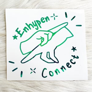 ENHYPEN Connect Decal, ENHYPEN Car Decal, ENHYPEN Sticker Decal, Enhypen Merch, Enhypen Sticker, Enhypen Vinyl Decal, Kpop Sticker