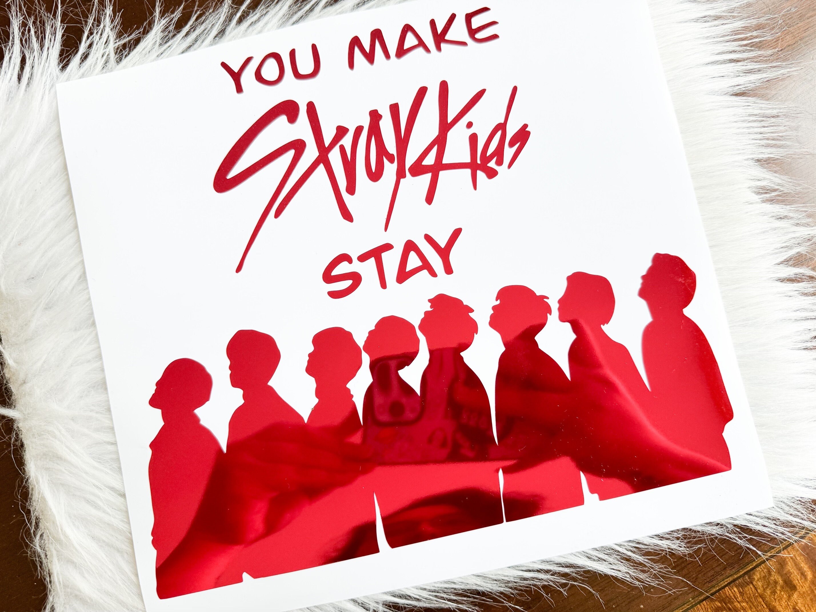 Stray Kids Decal, Stray Kids Car Decal, Stray Kids Merch, You Make ...